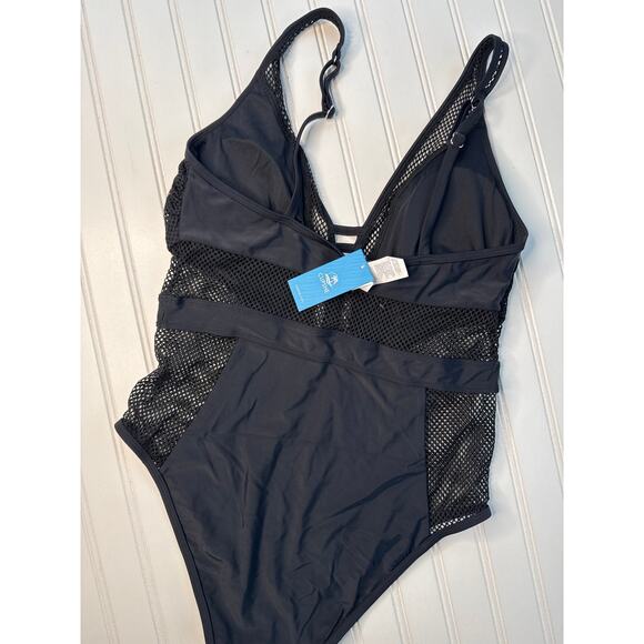 NWT Cupshe Floral Cutout Ruffled One Piece Swimsuit Beach Paddle BUNDLE Size L - Picture 7 of 7